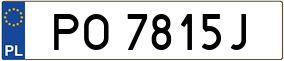 Truck License Plate